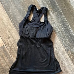 Black Lululemon Athletica tank top